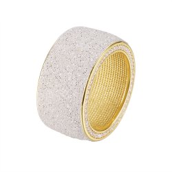 Кольцо из серебра с фианитом (Арт.gl-r01757-x-l-w-x-w)