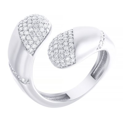 Кольцо из белого золота с бриллиантом (Арт.4882_wgdw_ko_wg)