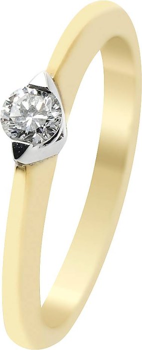 Кольцо из золота с бриллиантом (Арт.dv003xb2)