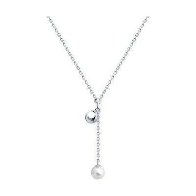 Колье из серебра с жемчугом «Элегия света» Соколов (арт.94070515)