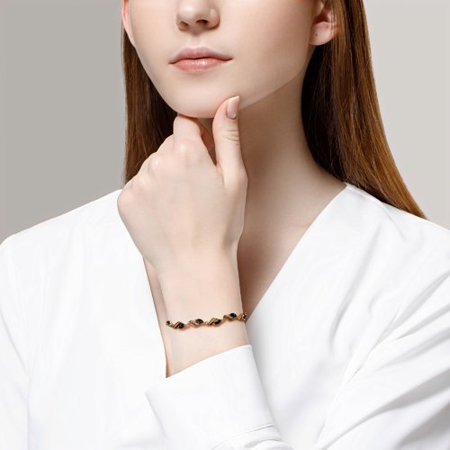 Браслет золотой пробы 585 (Арт.750191)