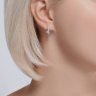Серьги из белого золота с бриллиантами (Арт.1022179-3)
