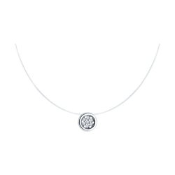 Колье из серебра с бриллиантами (Арт.94-270-02092-1)