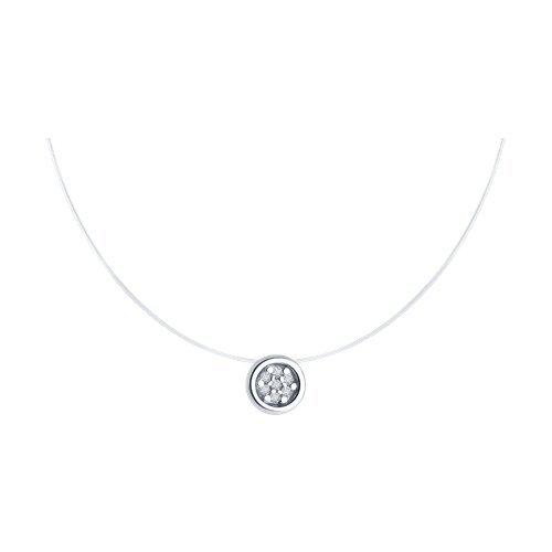 Колье из серебра с бриллиантами (Арт.94-270-02092-1)
