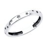 Кольцо из серебра с фианитом (Арт.95010182)