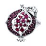 Кольцо из серебра с корундами (Арт.94014173) Кольцо из серебра с корундами (Арт.94014173)