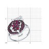 Кольцо из серебра с корундами (Арт.94014173) Кольцо из серебра с корундами (Арт.94014173)