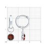 Серьги из серебра с гранатами (Арт.92022548)