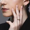 Серьги из желтого золота с бриллиантами (Арт.1021673-2)