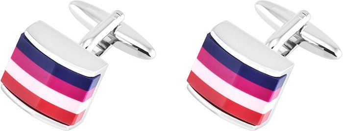 Запонки из ювелирного сплава с смолой (Арт.10-c-1032-20-e)