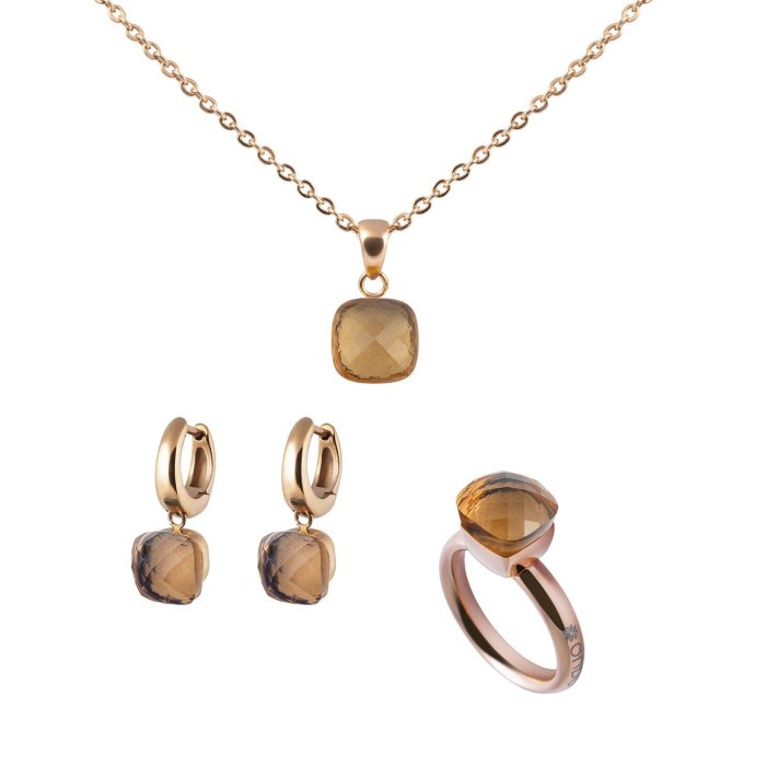 Колье-бижутерия Qudo (Арт.400353.1_br_rg)