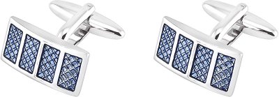 Запонки из ювелирного сплава с эмалью (Арт.6-c-1023-20-e)