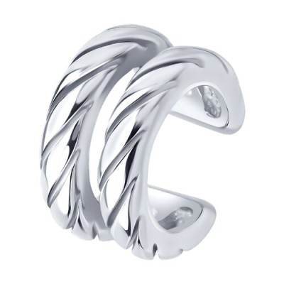 Серьги из серебра без вставки «Вихрь света» Соколов (арт.94170370)