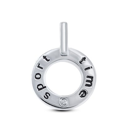 Подвеска Серебряные крылья (Арт.23sw006sport-06_kubcirkonii_jemal)