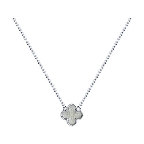 Колье из серебра с эмалью (Арт.94070971)