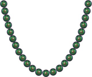 Ожерелье с жемчугом «Beautiful 25S» из серебра, Rivoli (арт.80L-25)