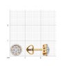 Серьги из золота с бриллиантами (Арт.51-222-02092-1)