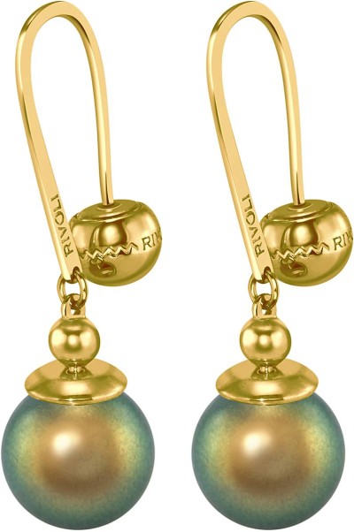 Серьги с жемчугом Beautiful 26G из серебра Rivoli (арт.AAS-9-12-26-G)