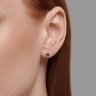 Серьги из белого золота с бриллиантами и сапфирами (Арт.52-222-01768-4)