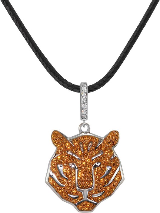 Кулон серебряный с куб. цирконием «Tiger 4S» на шнурке, Rivoli (арт.SWP-TG-1-22-4-S)