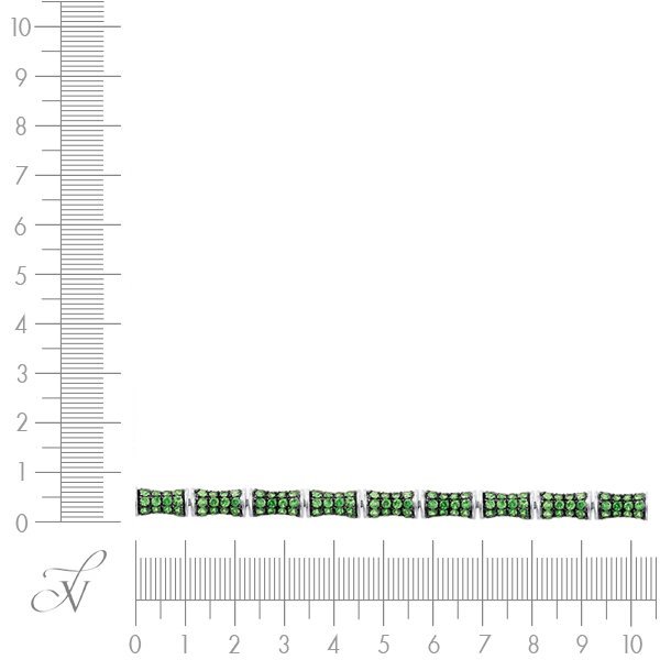 Браслет из белого золота (Арт.aab-1009_tv_wg)