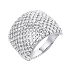 Кольцо из серебра с фианитом (Арт.mp-r00598-x-w-x-x-w)