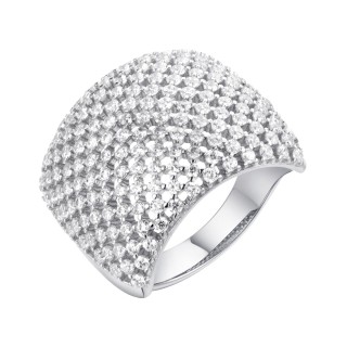 Кольцо серебряное с фианитами «Caviar Shine» Fresh Jewelry (арт.MP-R00598-X-W-X-X-W)