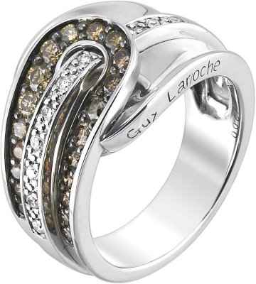 Кольцо из белого золота с бриллиантом (Арт.tc001gbk)