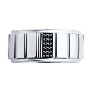 Кольцо из серебра с фианитами «Ночной Город» SOKOLOV (арт.94-110-02156-1)