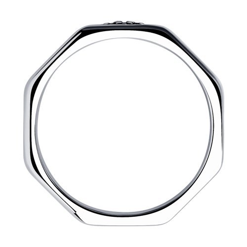 Кольцо из серебра с фианитами (Арт.95-110-01093-1)