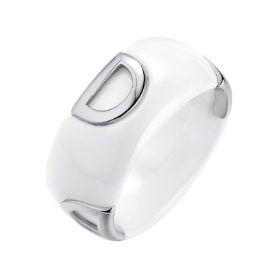 Кольцо с керамикой «Ceramic Ice» серебро 925 Fresh Jewelry (арт.TC-R01342-W-W-X-X-X)