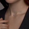 Колье из серебра с бриллиантами (Арт.94-270-02093-1)