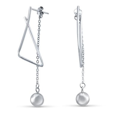 Серьги Серебряные крылья (Арт.02fye9055-113_)