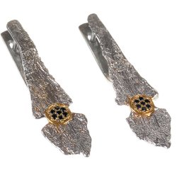 Серебряные серьги BEAVERS со шпинелью 2125sh