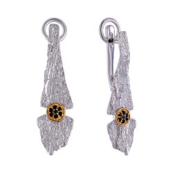 Серебряные серьги BEAVERS со шпинелью 2125sh Серебряные серьги BEAVERS со шпинелью 2125sh