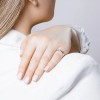 Кольцо обручальное золото с эмалью «Сохрани и сбереги» Соколов (арт.110211)