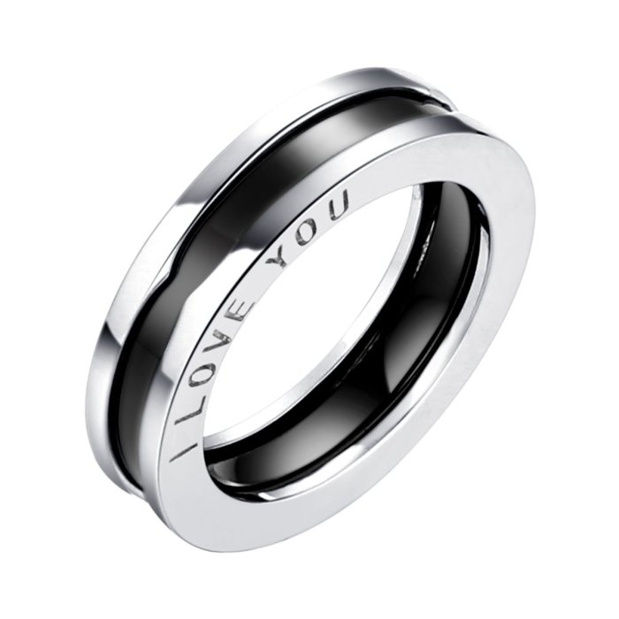 Кольцо из серебра с керамикой (Арт.tc-r01217-b-w-x-x-x)