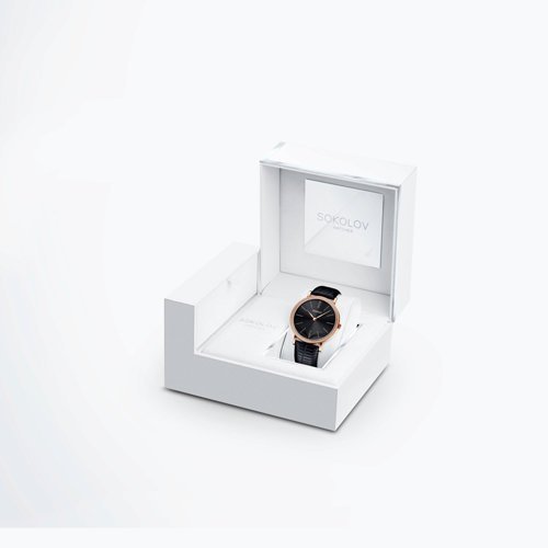 Женские золотые часы с фианитами «Ночная Элегия» SOKOLOV (арт.210.01.00.001.08.01.2)