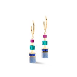 Пусеты multicolour gemstone la_3039_21-1561