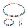 Пусеты multicolour gemstone la_3039_21-1561