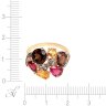 Кольцо из золота с бриллиантом и раухтопазом (Арт.r27907_ko_dn_mc_sq_yg)