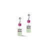 Пусеты multicolour gemstone la_4709_21-1561