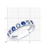 Кольцо из серебра с фианитами (Арт.94-110-01581-2)
