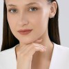 Серьги из серебра с чернением «Витая Лента» Соколов (арт.95-122-00064-1)