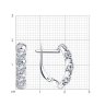 Серьги из серебра с фианитами (Арт.94-120-01304-1)