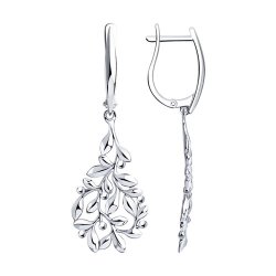 Серьги из серебра (Арт.94-121-00416-1)