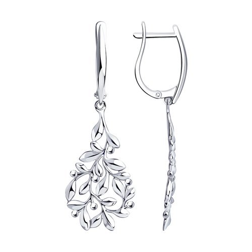 Серьги из серебра (Арт.94-121-00416-1)