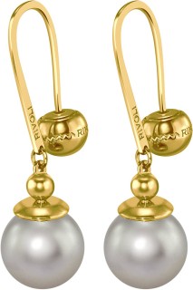 Серьги серебряные с жемчугом «Beautiful 28G» Rivoli (арт.AAS-9-12-28-G)