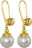 Серьги серебряные с жемчугом «Beautiful 28G» Rivoli (арт.AAS-9-12-28-G)