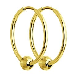 Серьги из желтого золота (Арт.53-124-01359-1)